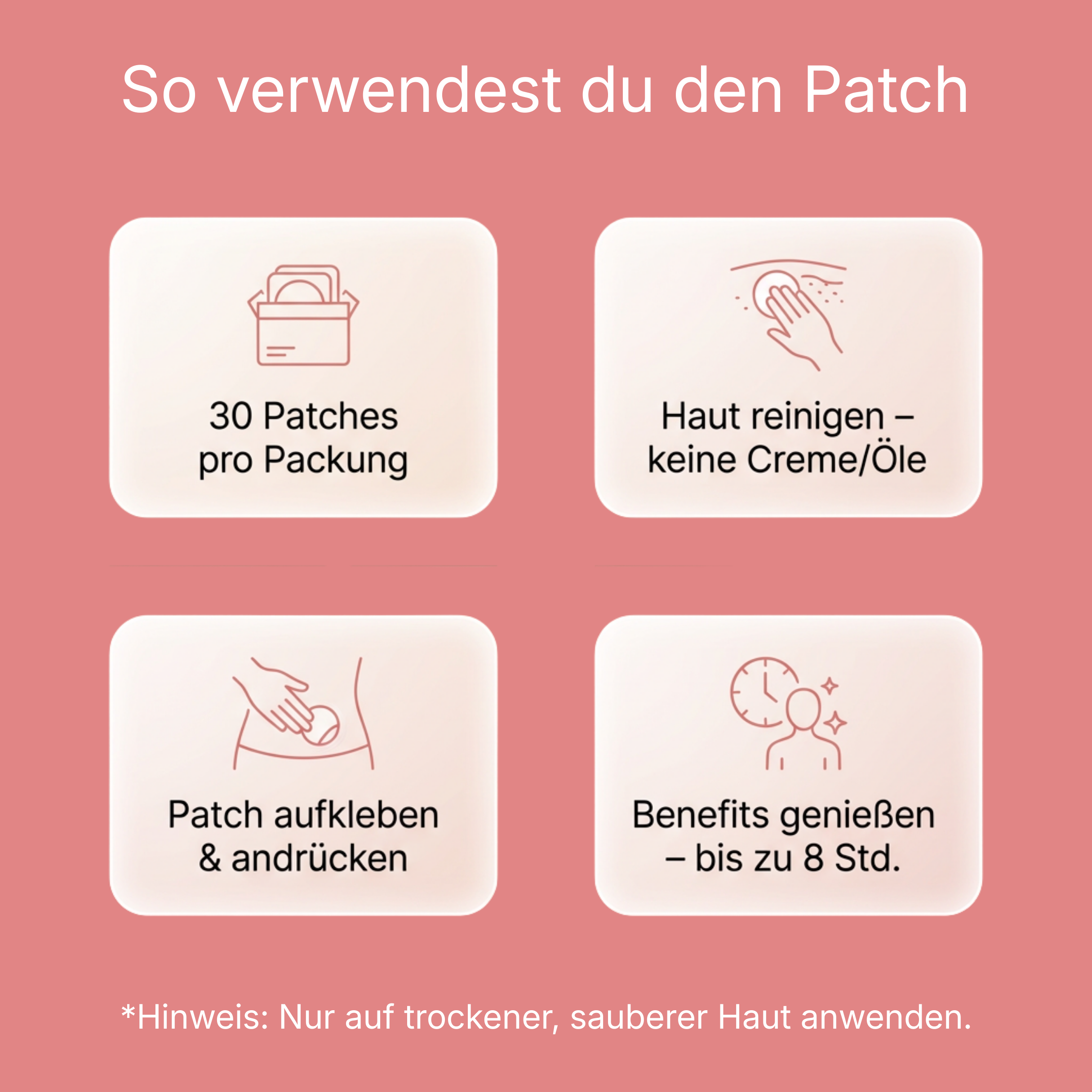 Préam Perioden Pflaster 10X Wirkstoffkomplex