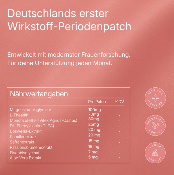 Préam Perioden Pflaster  10X Wirkstoffkomplex