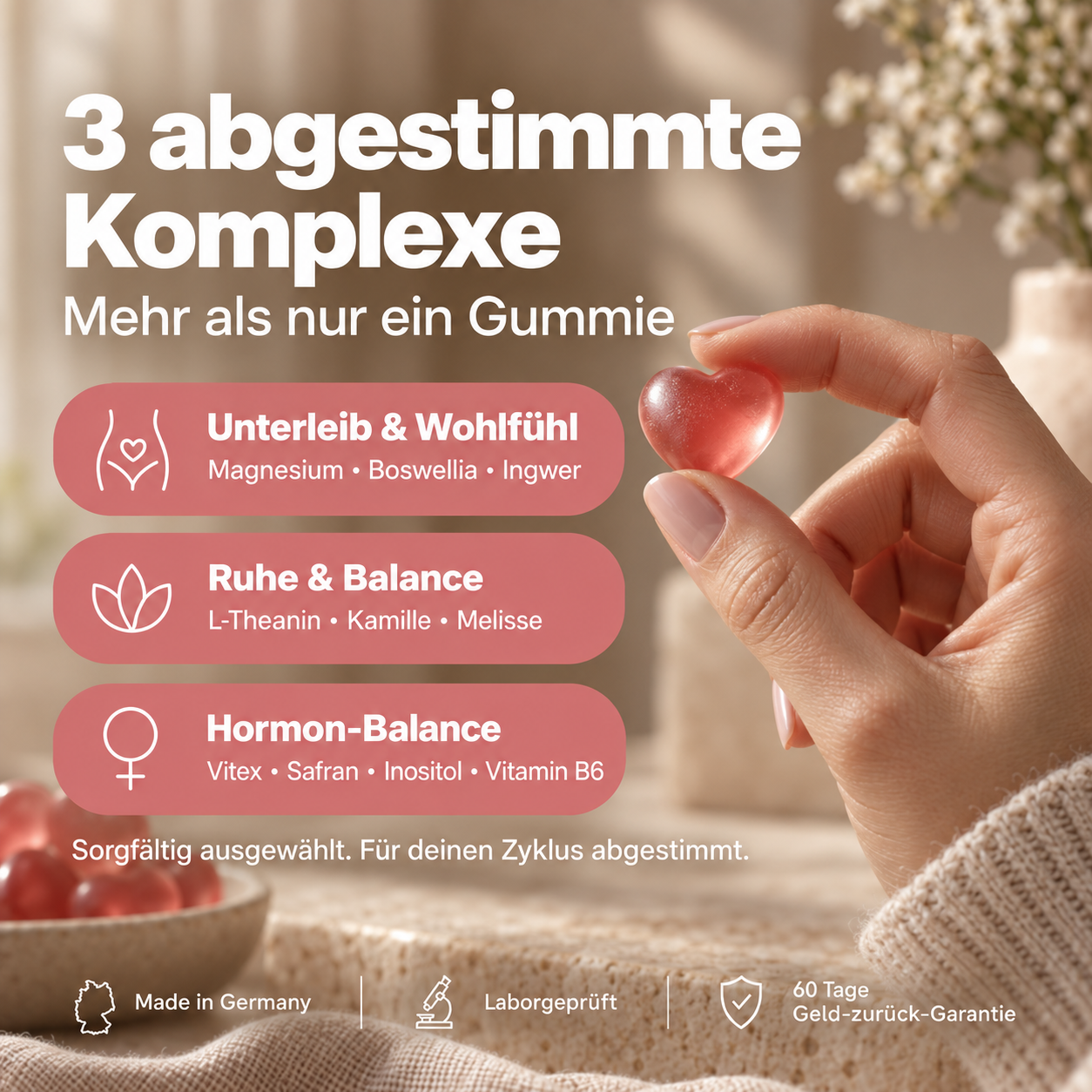 Préam Perioden Gummies 10x Wirkstoffkomplex