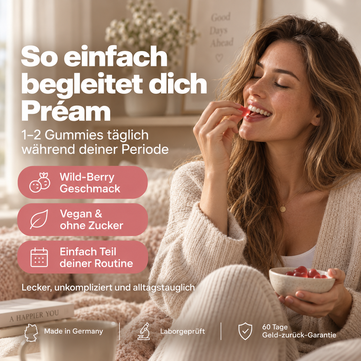 Préam Perioden Gummies 10x Wirkstoffkomplex