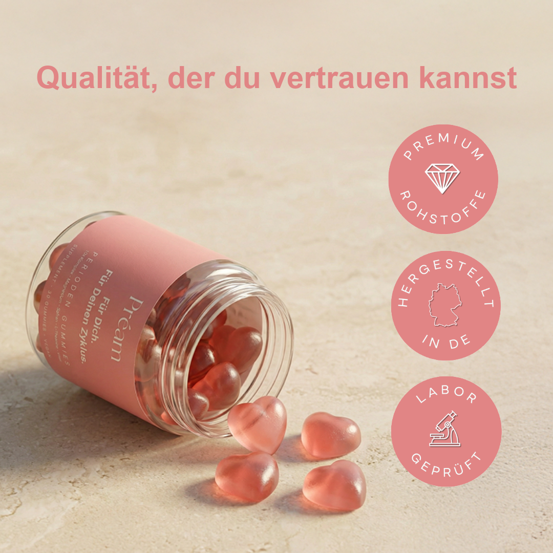 Préam Perioden Gummies 10x Wirkstoffkomplex