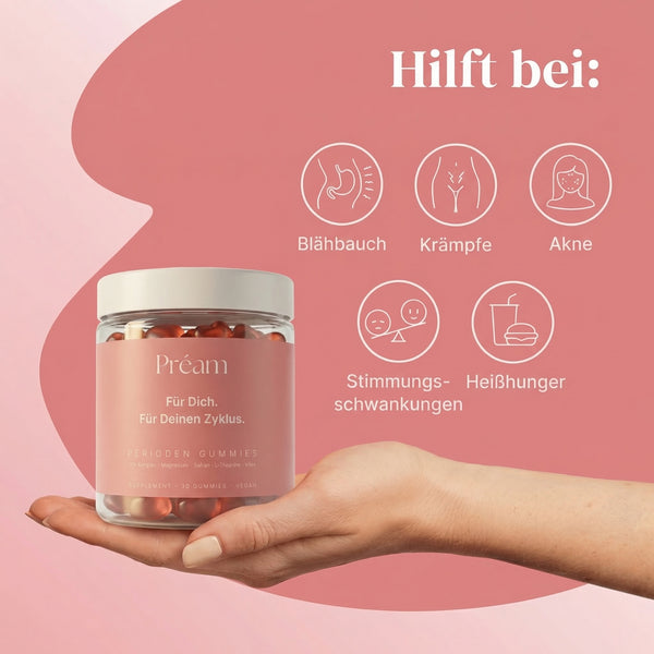 Préam Perioden Gummies + PeriodenPflaster